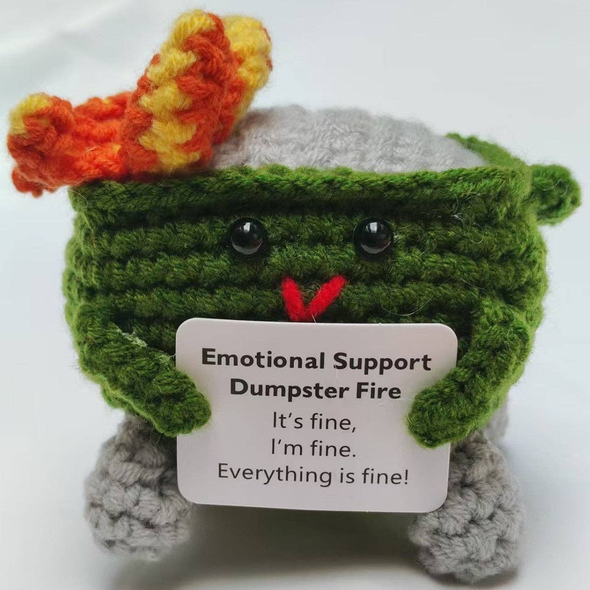 Emotional Support Crochet Plush Cute Gift