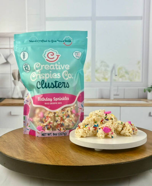 Clusters - Birthday Sprinkles Rice Crispie Mix